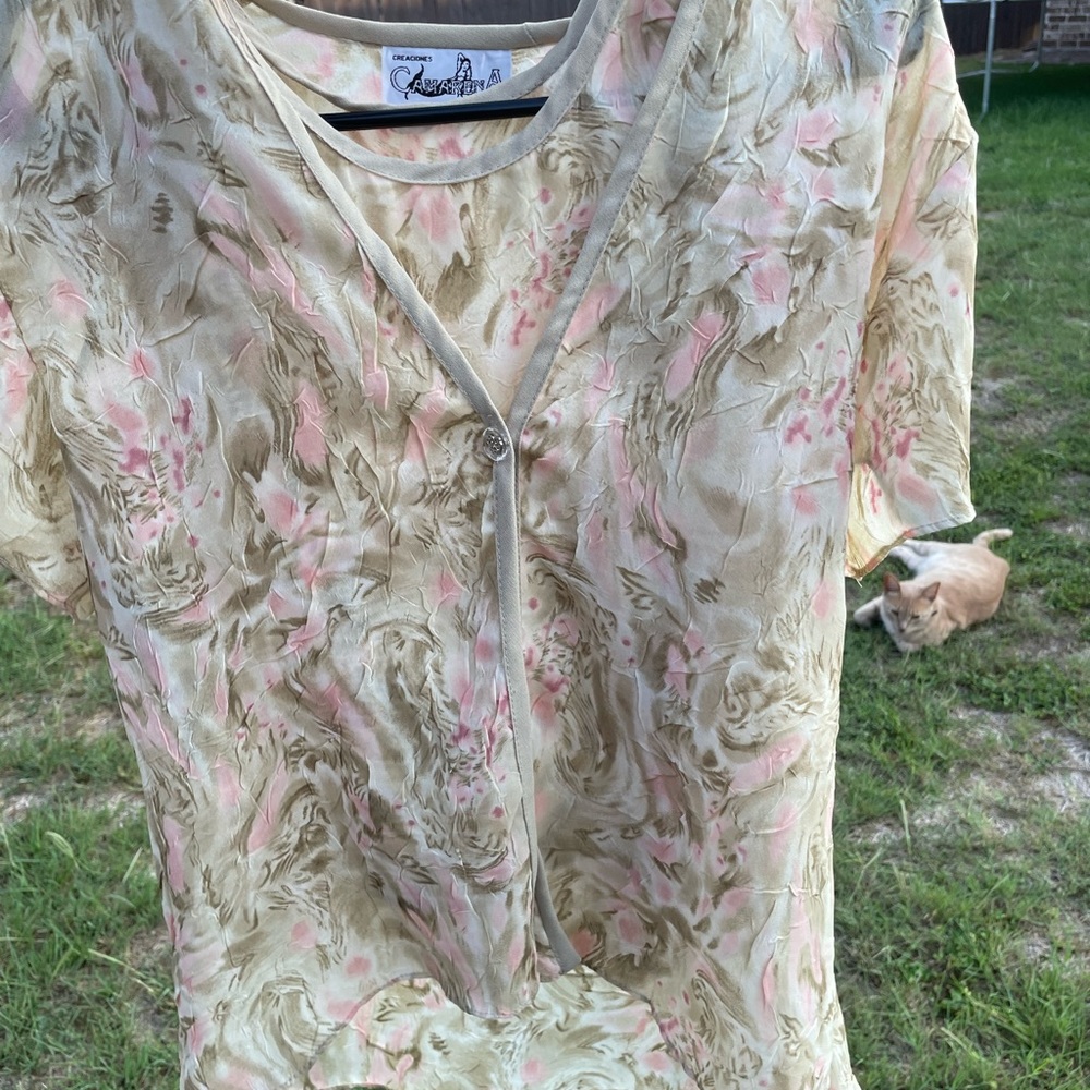 Vintage 80s Camarena Fashion tank set